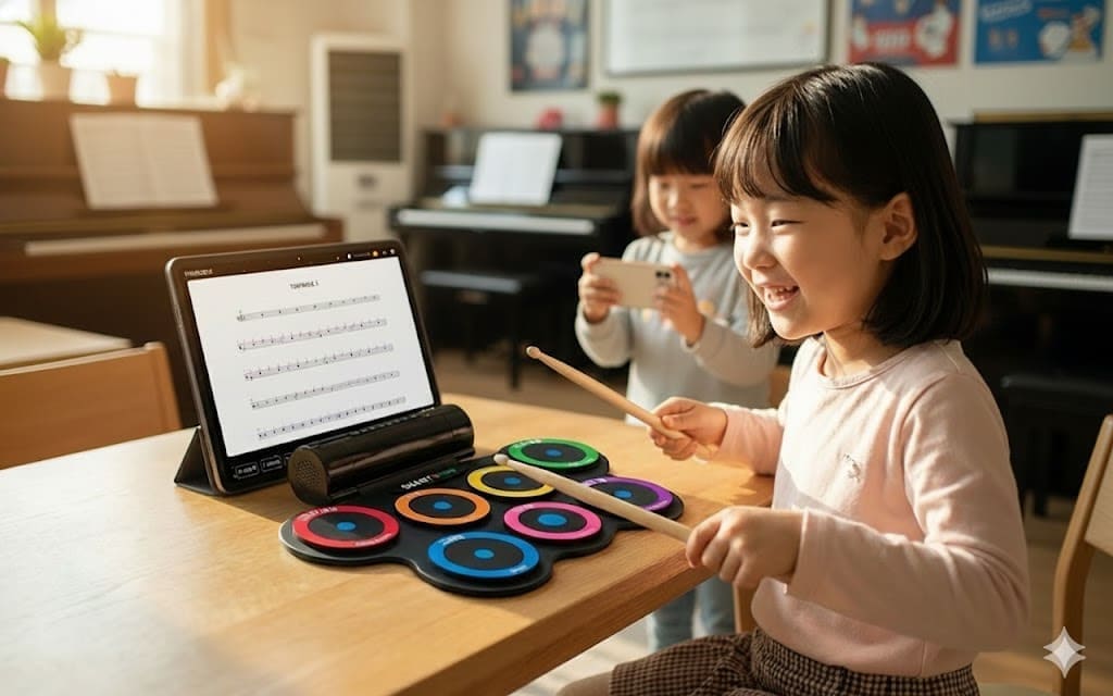 드럼 치는 아이